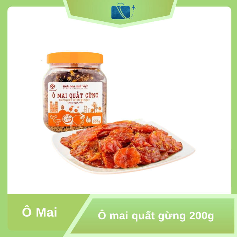 Ô mai quất gừng 200g