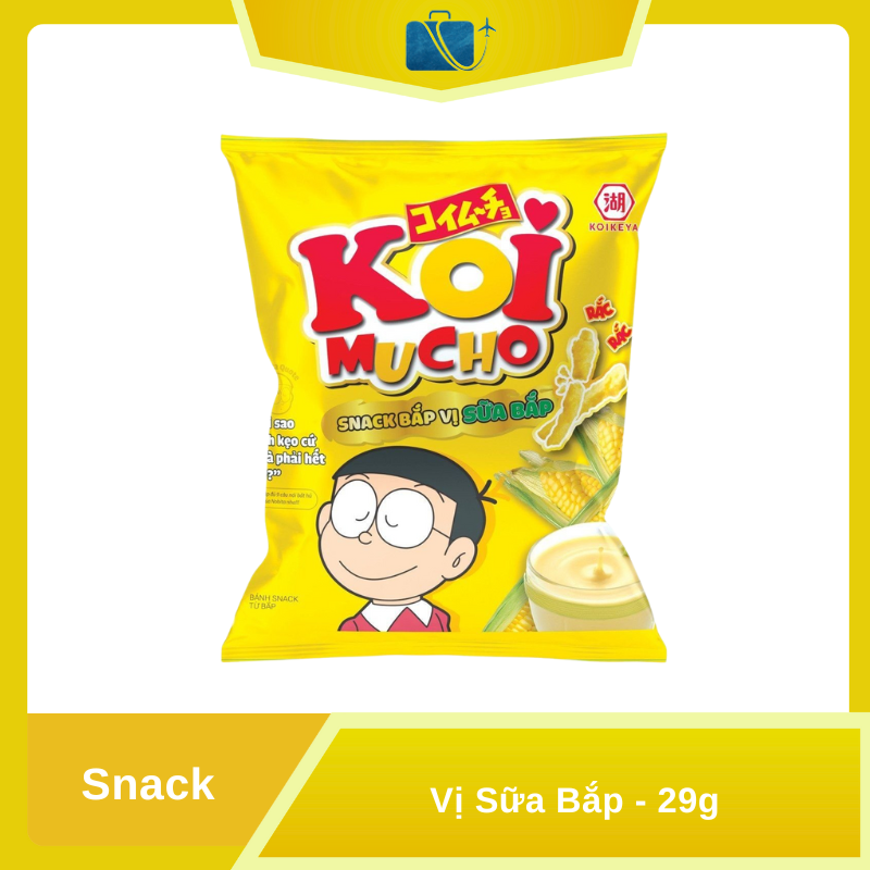 Bánh Snack Bắp KOIMUCHO Vị Sữa Bắp 29g 