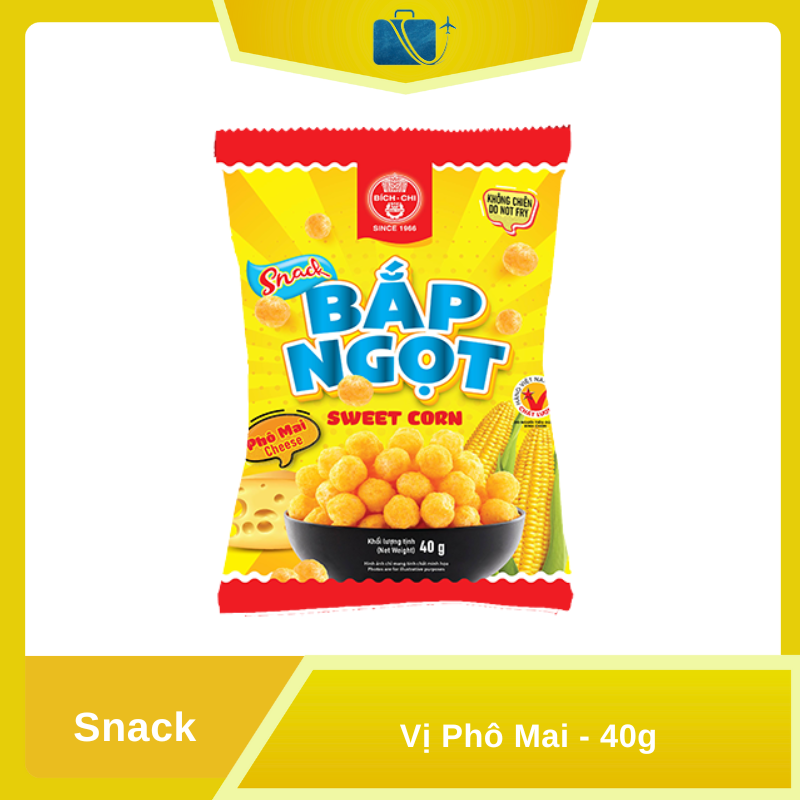 Snack Bắp Ngọt Vị Phô Mai Bích Chi 40g