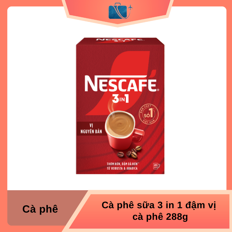 Cà phê sữa NesCafé 3 in 1 đậm vị cà phê 288g