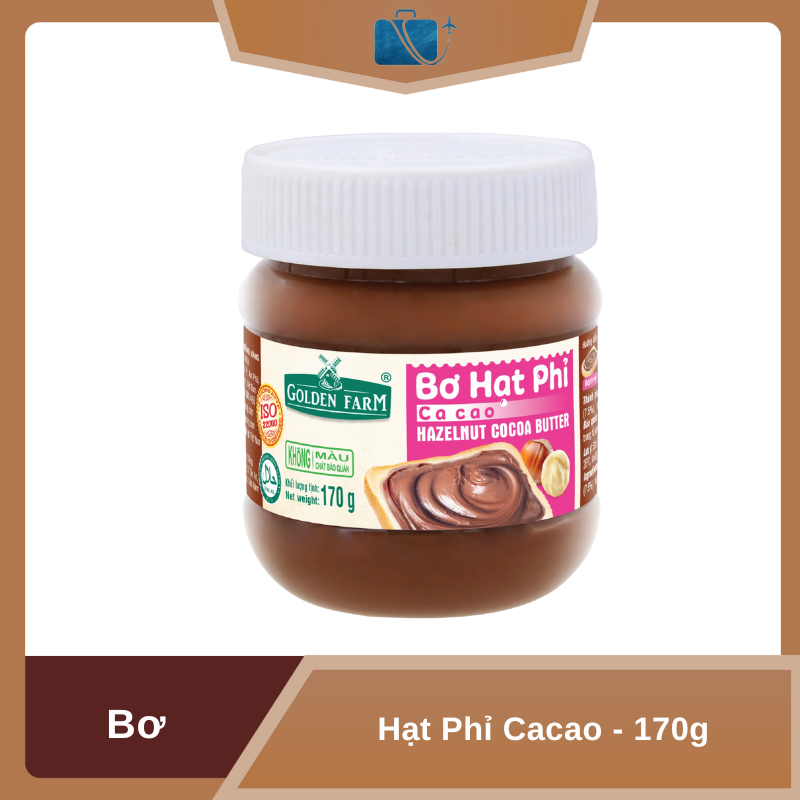 Bơ Hạt Phỉ Cacao 170g