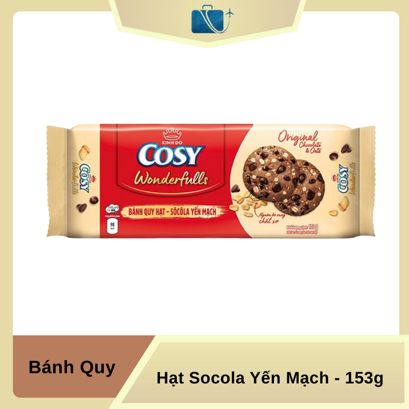 Bánh Quy Hạt Socola Yến Mạch Cosy Original Gói 153g