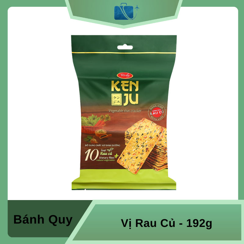 Bánh Quy Vị Rau Củ Richy Kenju Gói 192g