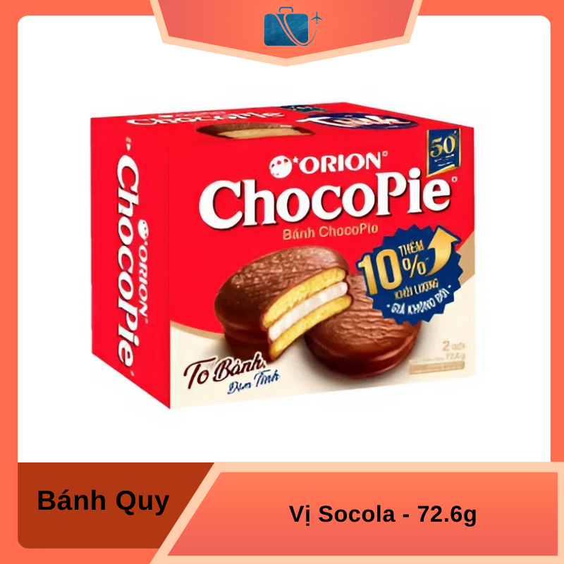 Bánh Chocopie Tình Orion – Hộp 2 Gói 72.6g 