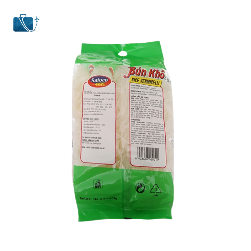 Bún Gạo Khô Safoco Gói 400g 3