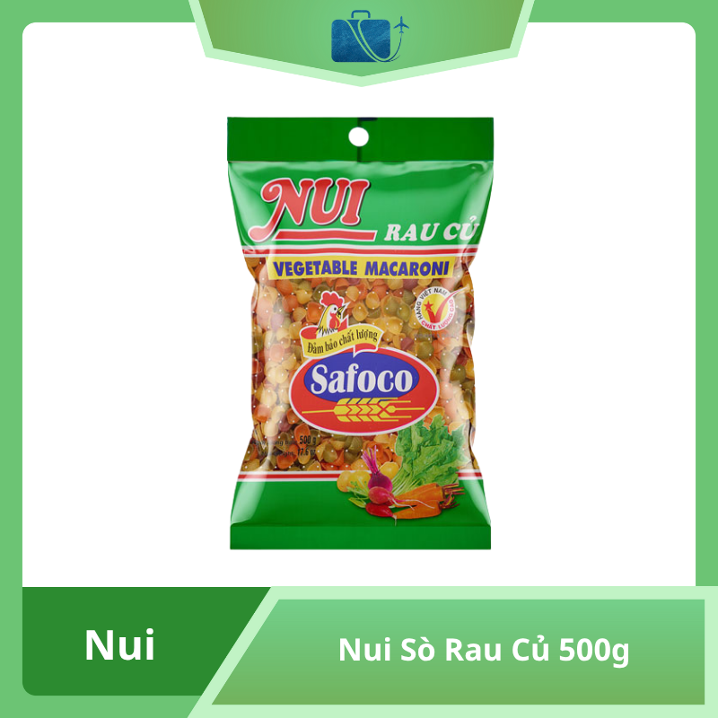 Nui Sò Safoco Rau Củ 500g