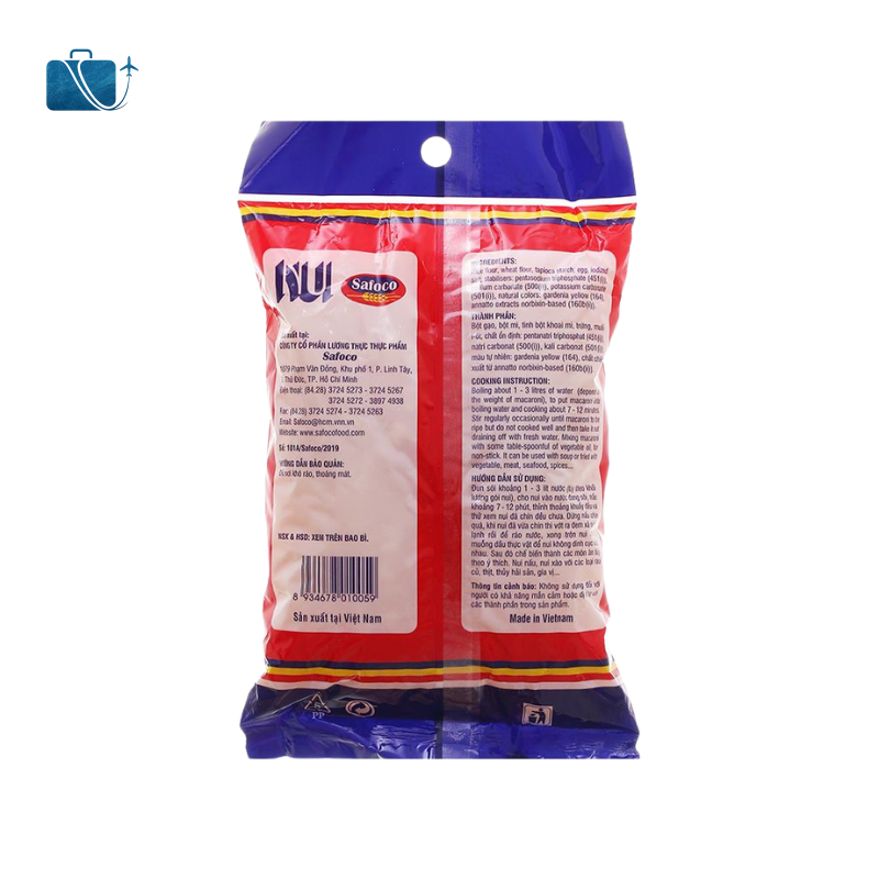 Nui Tôm Khô Safoco Gói 500g 3