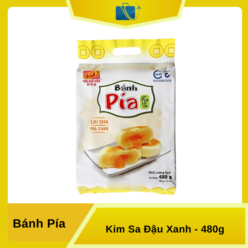 Bánh Pía Kim Sa Đậu Xanh 480g