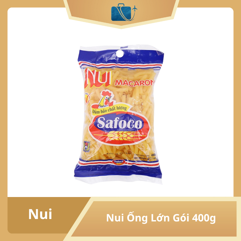 Nui Ống Lớn Safoco Gói 400g