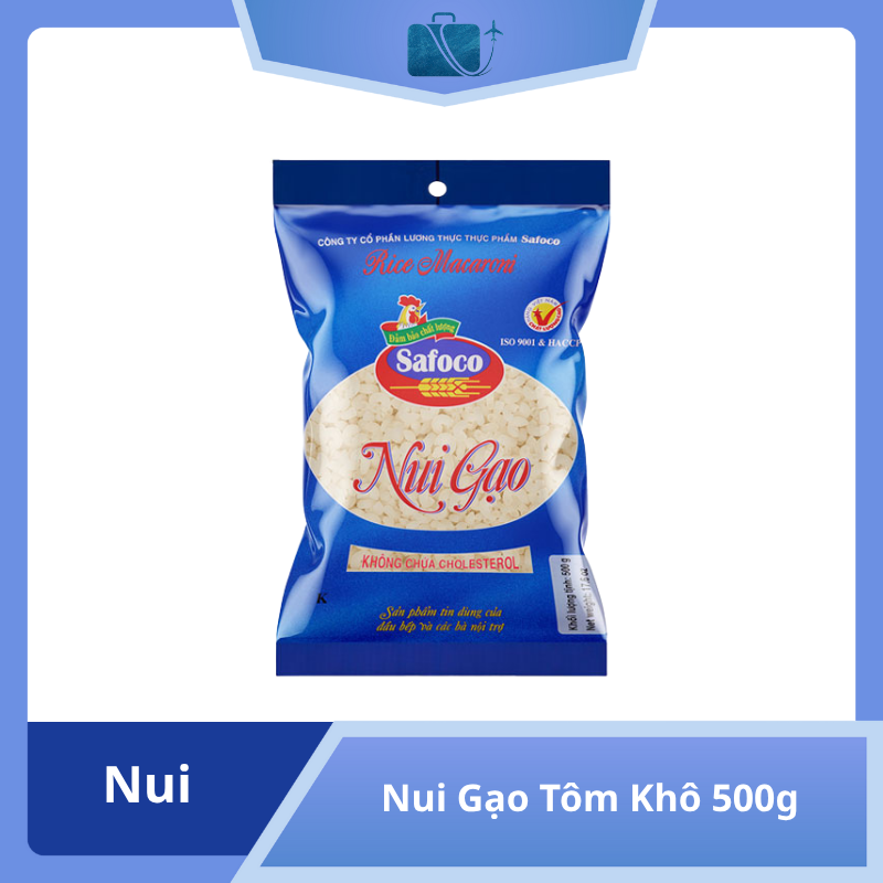 Nui Gạo Tôm Khô Sanfoco 500g