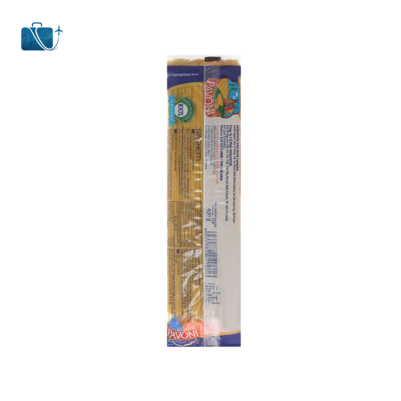 Mì Spaghetti Pavoni Gói 400g 2