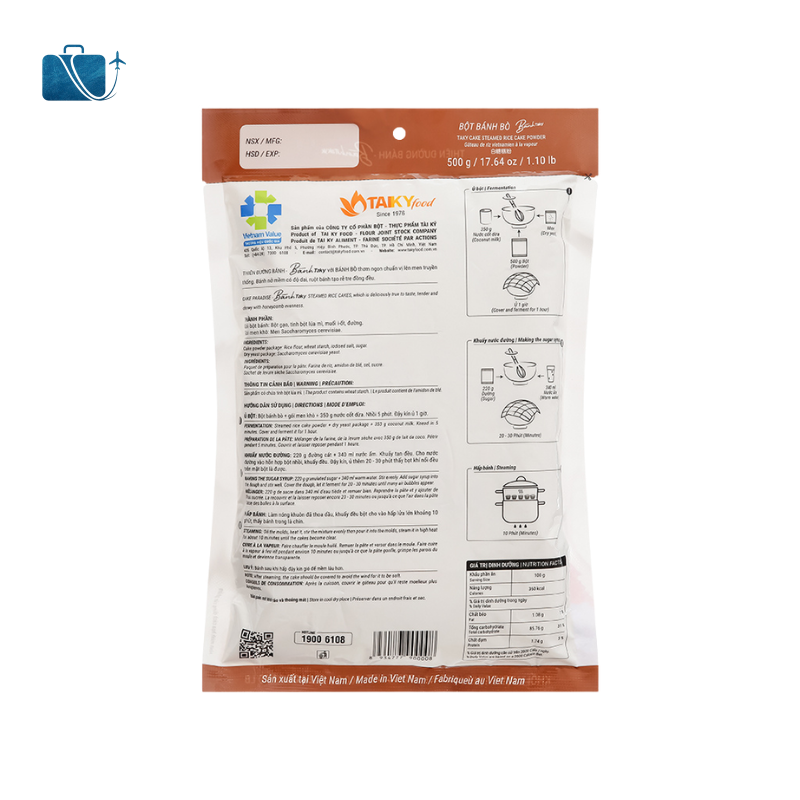 Bột Bánh Bò Tài Ký Gói 500g 2