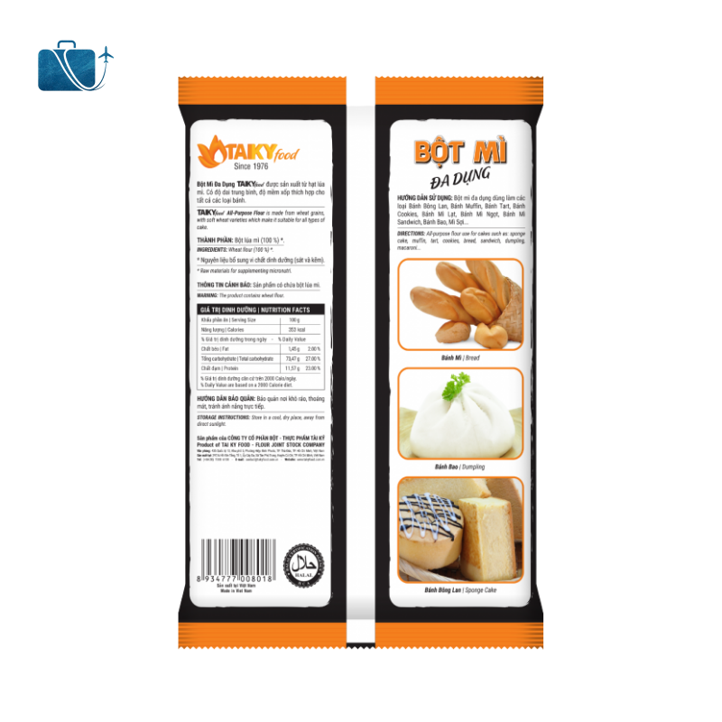 Bột Mì Đa Dụng Tài Ký Gói 500g 2
