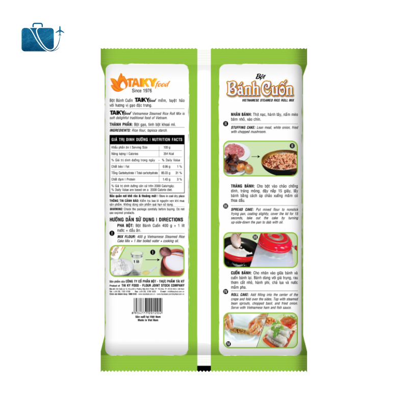 Bột Bánh Cuốn Tài Ký Gói 400g 2