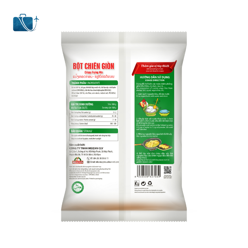 Bột Chiên Giòn Meizan Gói 150g 2