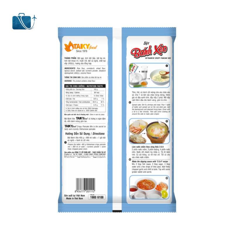 Bột Bánh Xèo Tài Ký Gói 400g 2