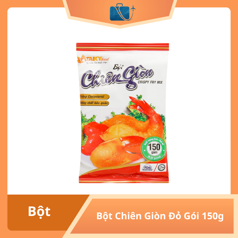 Bột Chiên Giòn Đỏ Tài Ký Gói 150g