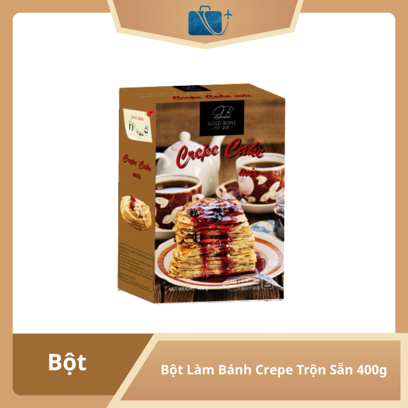 Bột Làm Bánh Crepe Trộn Sẵn Gold Bone 400g