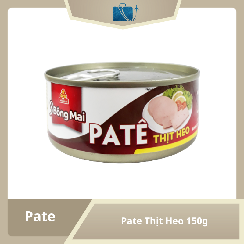 Pate Thịt Heo 3 Bông Mai Vissan 150g
