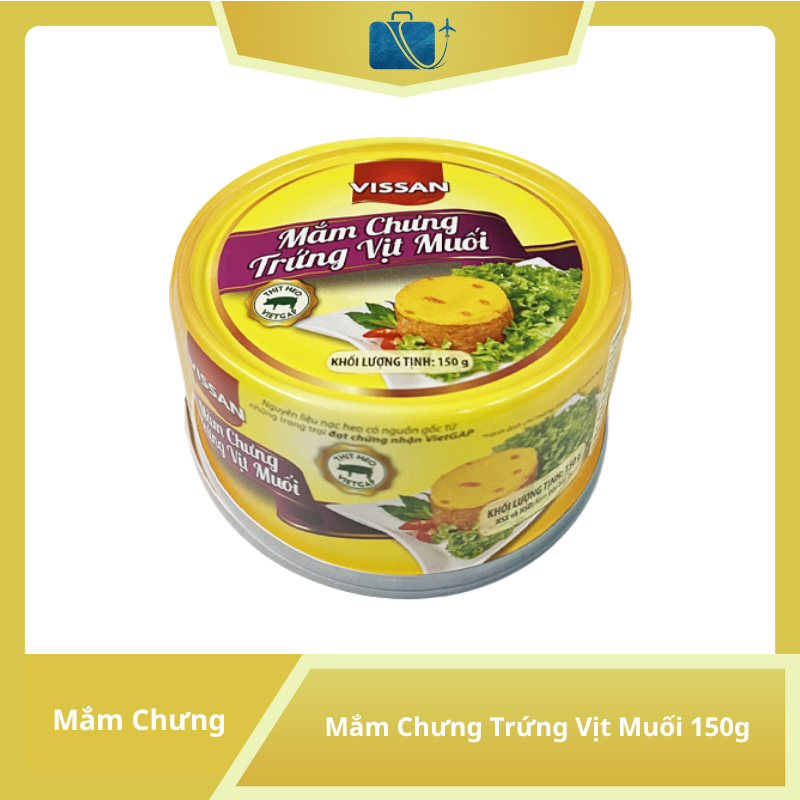 Mắm Chưng Trứng Vịt Muối Vissan 150g