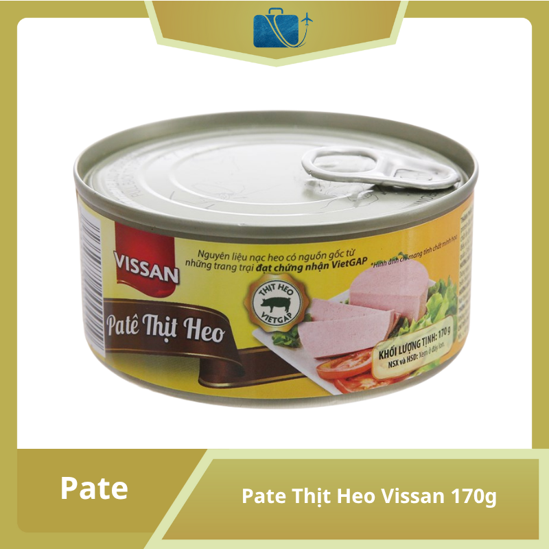 Pate Thịt Heo Vissan 170g
