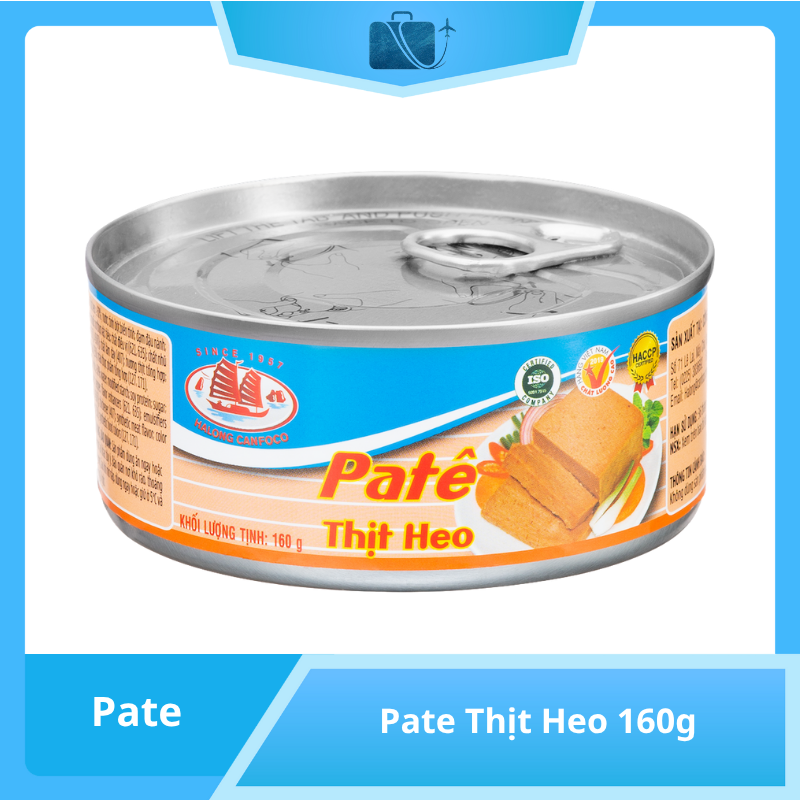 Pate Thịt Heo Hạ Long Canfoco 160g