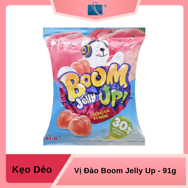 Kẹo Dẻo Vị Đào Orion Boom Jelly Up 91g