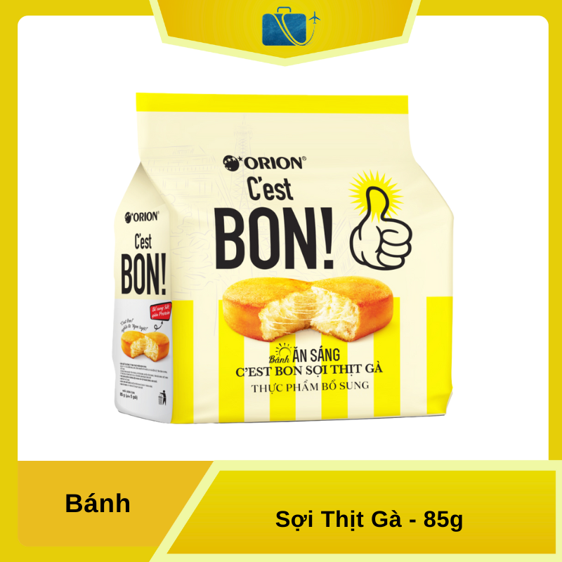 Bánh Bông Lan Sợi Thịt Gà Orion C'est Bon 85g
