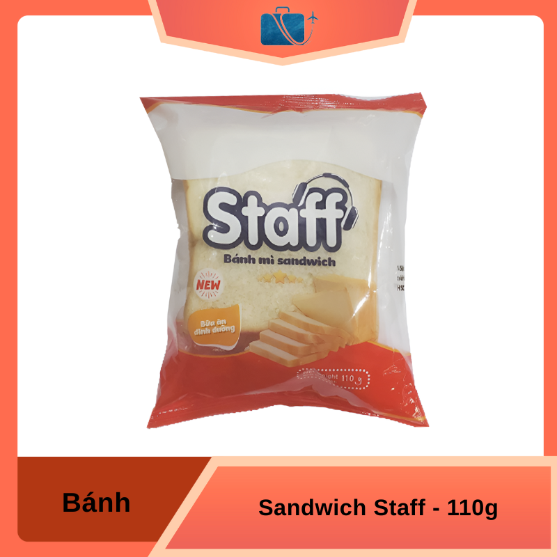 Bánh Mì Sandwich Staff Gói 110g