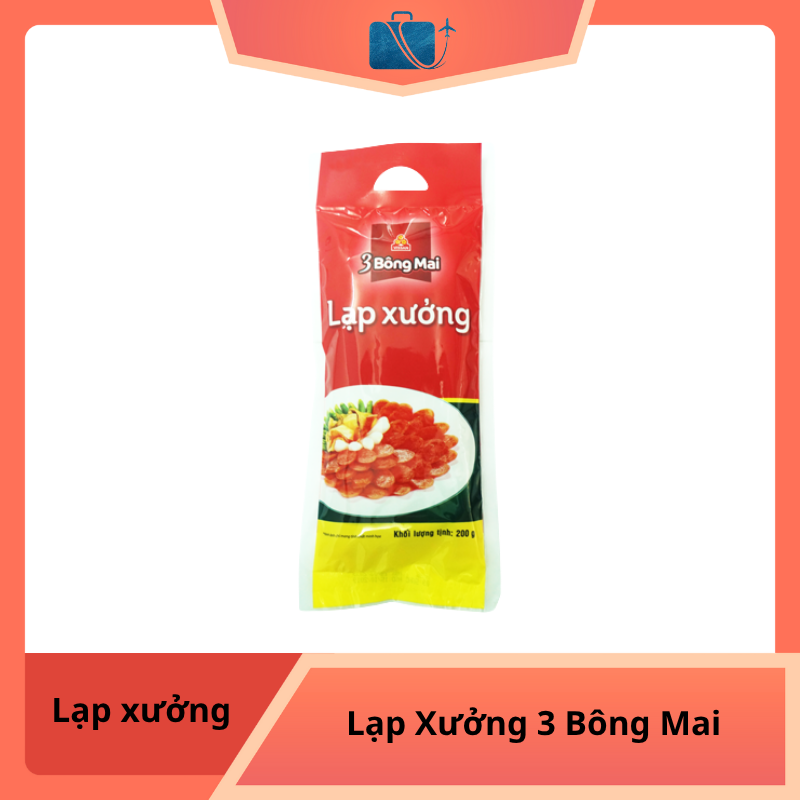 Lạp xưởng 3 Bông mai gói 200g