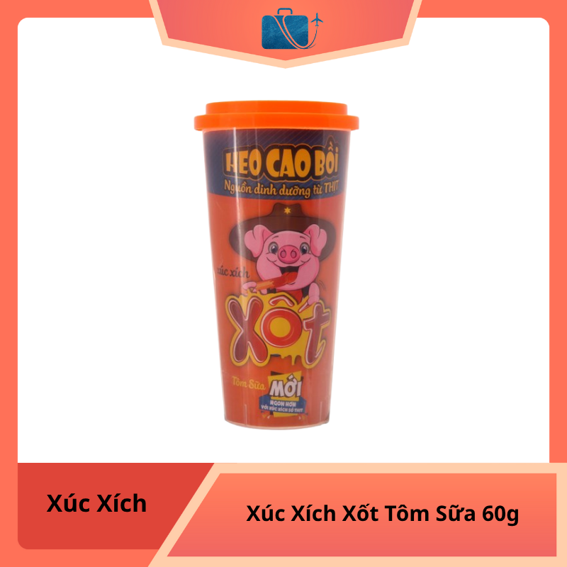 Xúc Xích Xốt Tôm Sữa Kiểu Hawaii Heo Cao Bồi