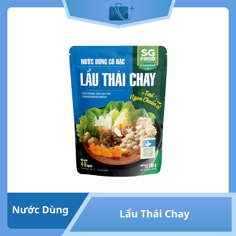 Nước Dùng Cô Đặc Lẩu Thái Chay SG Food
