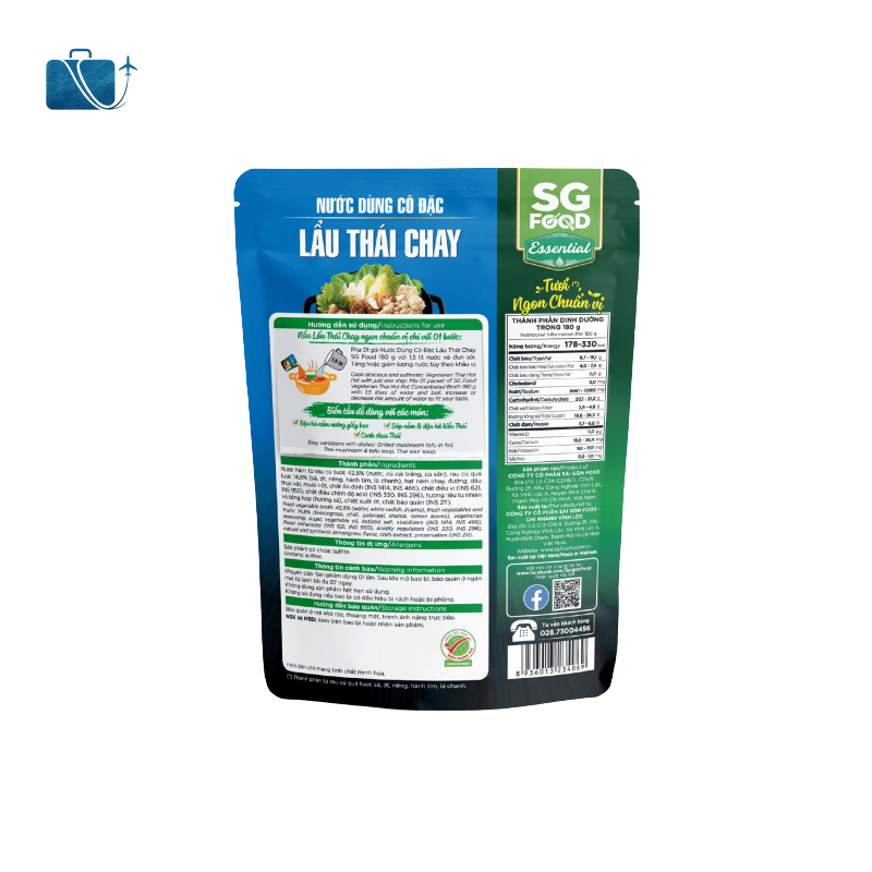 Nước Dùng Cô Đặc Lẩu Thái Chay SG Food 2