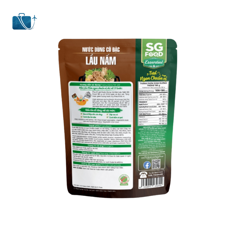 Nước Dùng Cô Đặc Lẩu Nấm SG Food 2