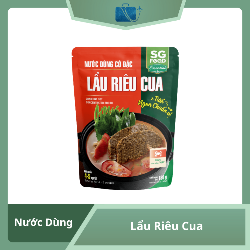 Nước Dùng Cô Đặc Lẩu Riêu Cua SG Food
