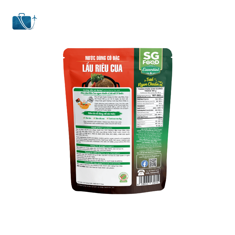 Nước Dùng Cô Đặc Lẩu Riêu Cua SG Food 2