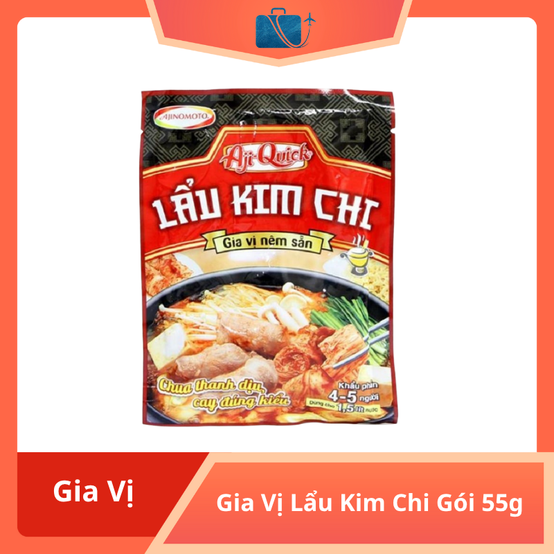 Gia Vị Lẩu Kim Chi Aji-Quick Gói 55g