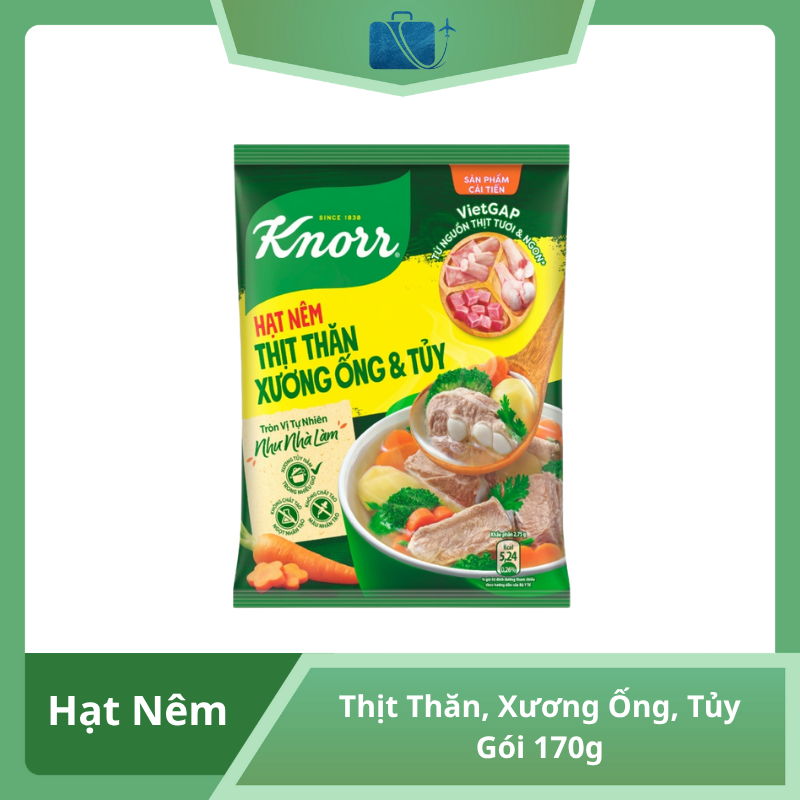 Hạt Nêm Knorr Thịt Thăn, Xương Ống, Tủy Gói 170g