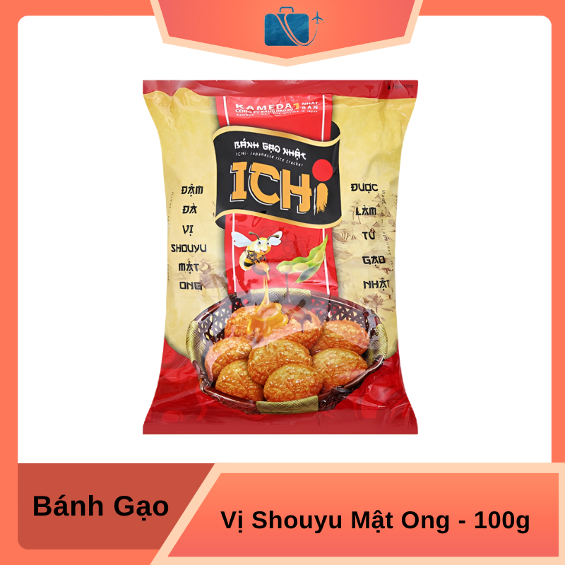 Bánh Gạo Nhật Vị Shouyu Mật Ong Ichi Gói 100g