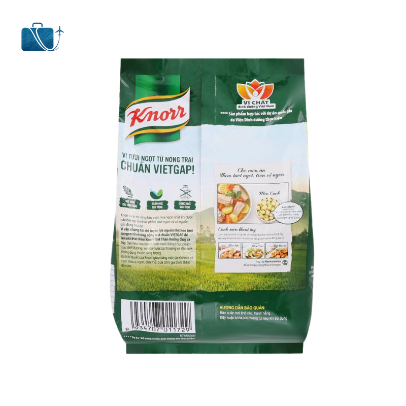 Hạt Nêm Knorr Thịt Thăn, Xương Ống, Tủy Gói 1,8kg 2