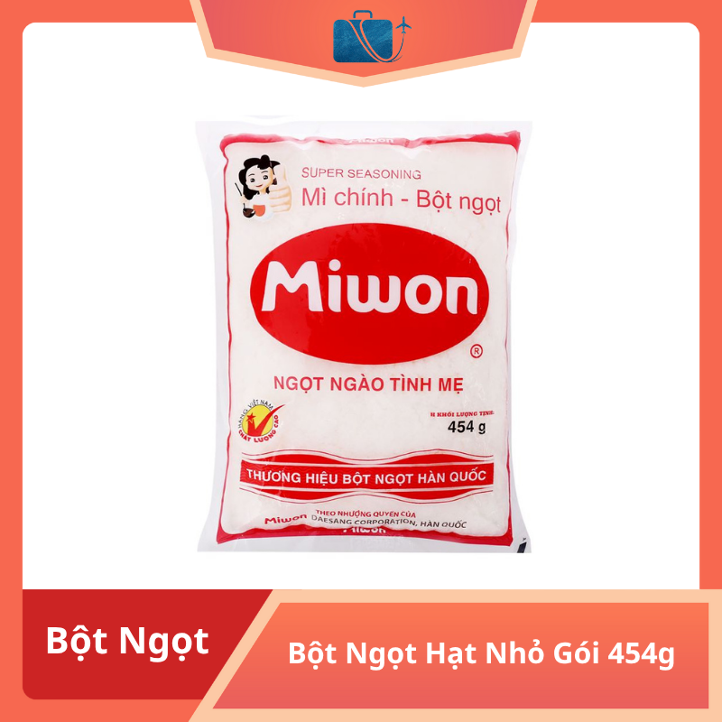 Bột Ngọt Hạt Nhỏ Miwon Gói 454g