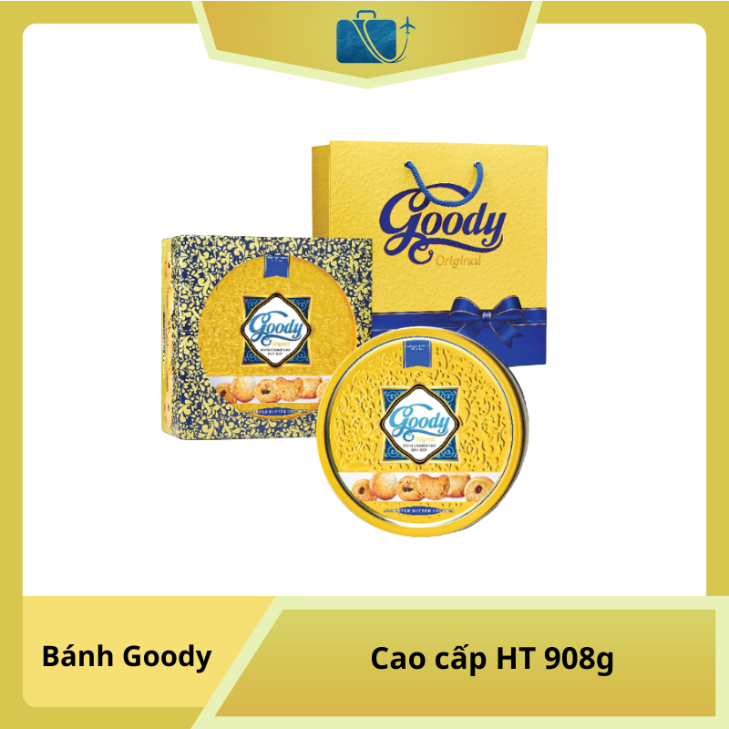 Bánh quy bơ cao cấp Goody HT 908g