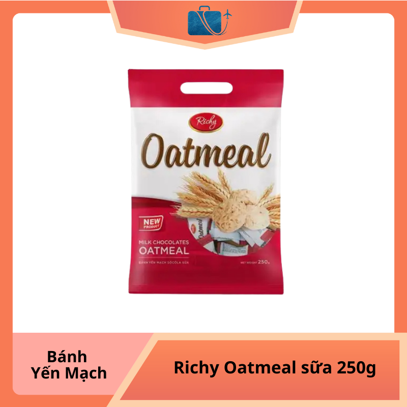 Bánh Yến Mạch Richy Oatmeal Sữa 250g