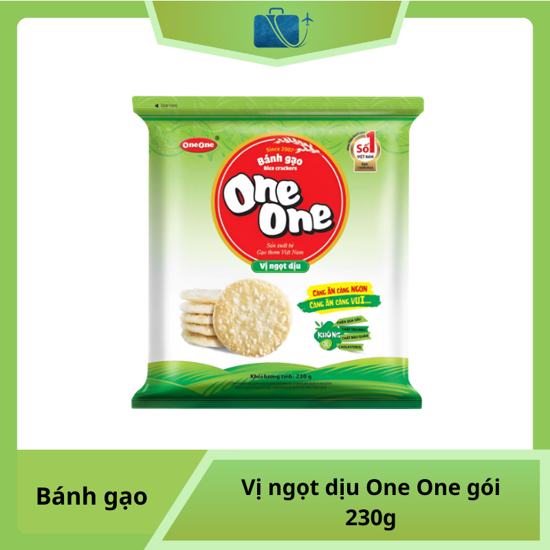 Bánh Gạo Vị Ngọt Dịu One One Gói 230g