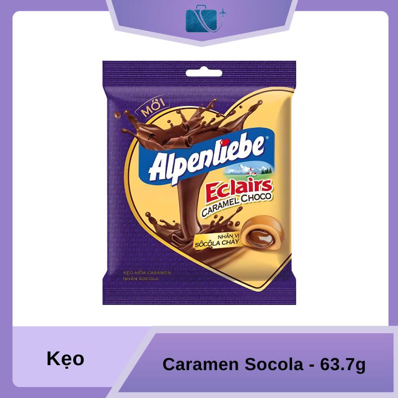 Kẹo Alpenliebe Caramen Socola 63.7g