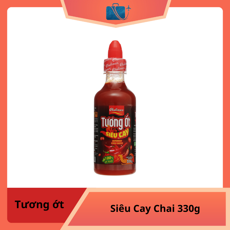 Tương Ớt Siêu Cay Cholimex Chai 330g
