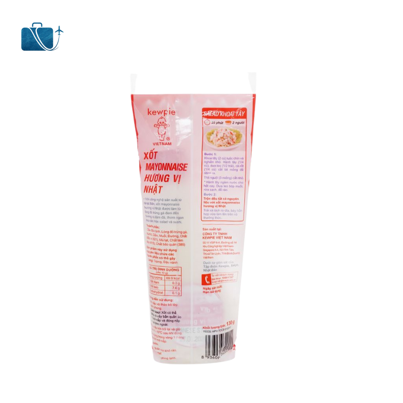 Xốt Mayonnaise Kewpie Hương Vị Nhật Chai 130g 2