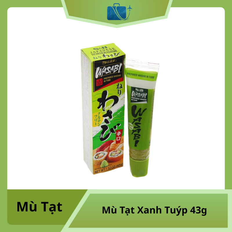Mù Tạt Xanh S&B Tuýp 43g