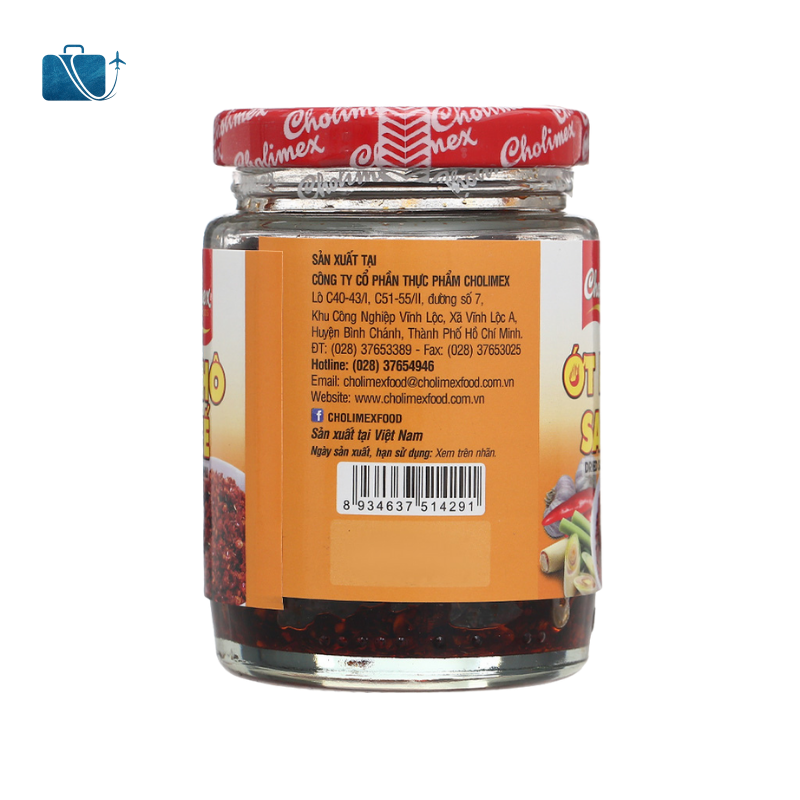 Ớt khô sa tế Cholimex hũ 100g 2