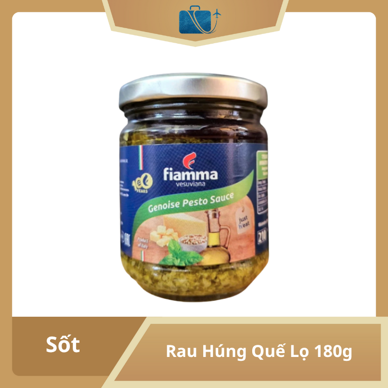 Sốt Pesto Rau Húng Quế Lọ 180g